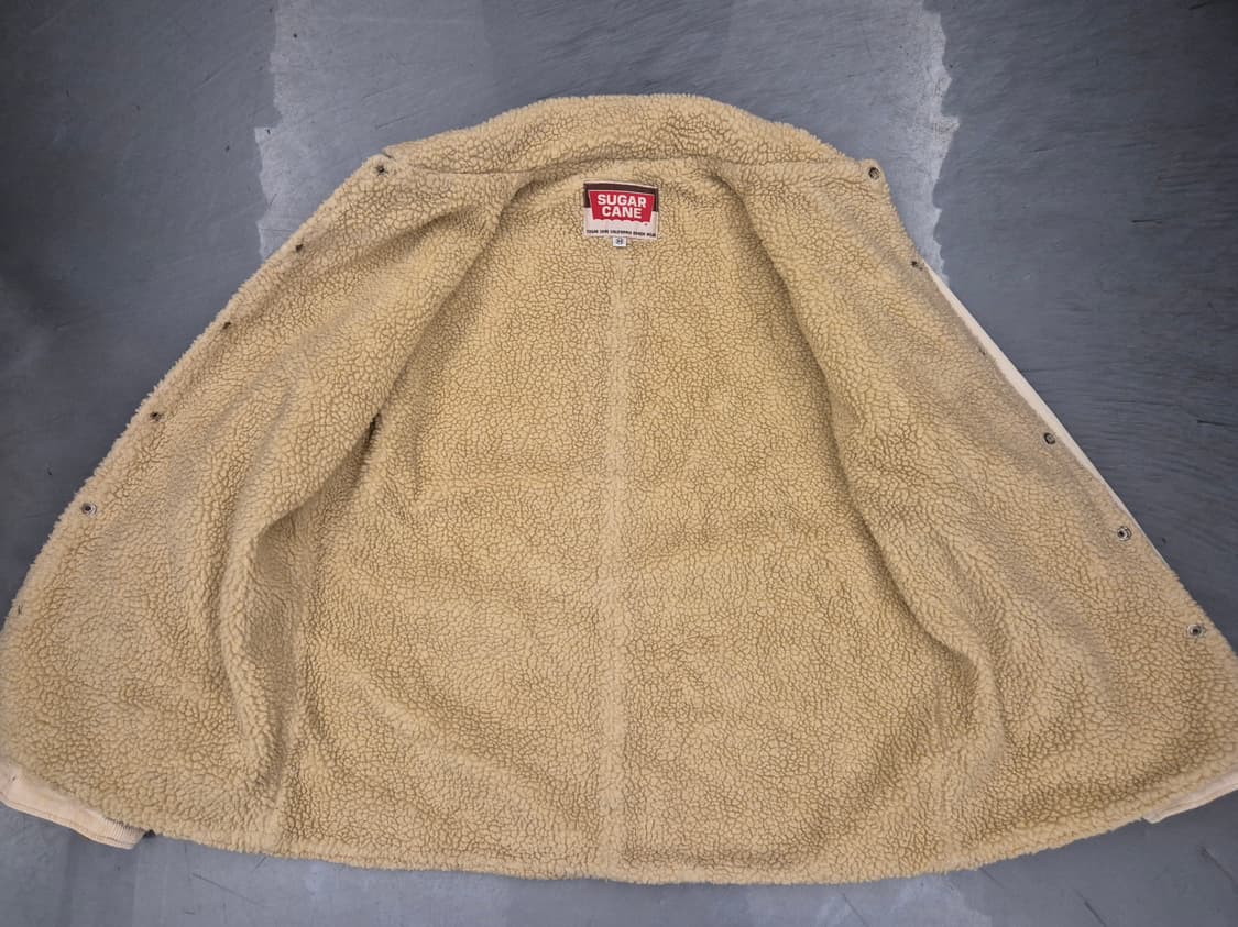 90s 슈가케인 코듀로이 쉐르파 자켓 상품이미지3