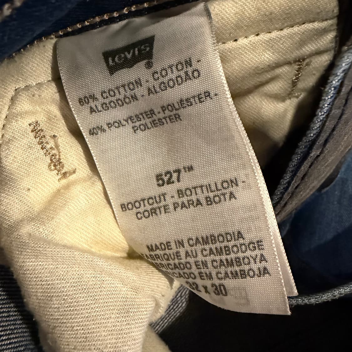 Levi's 527 블랭크 탭 슬림 부츠컷 데님팬츠 상품이미지2
