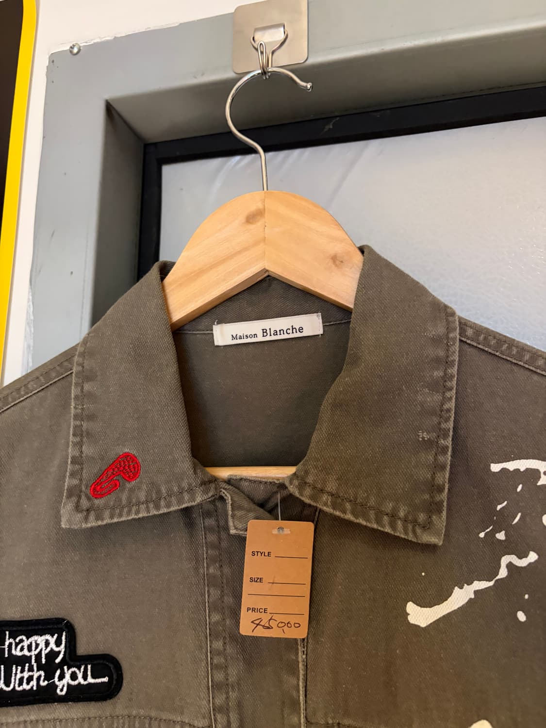 masion blanche 그래픽 셔츠자켓 상품이미지5