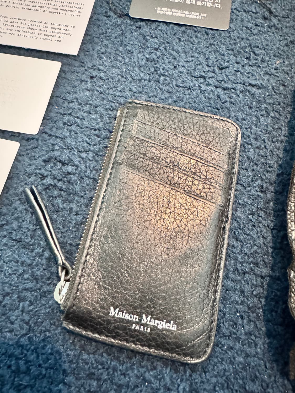 메종마르지엘라 스티치 레더 카드지갑 (사용감많음) 상품이미지2
