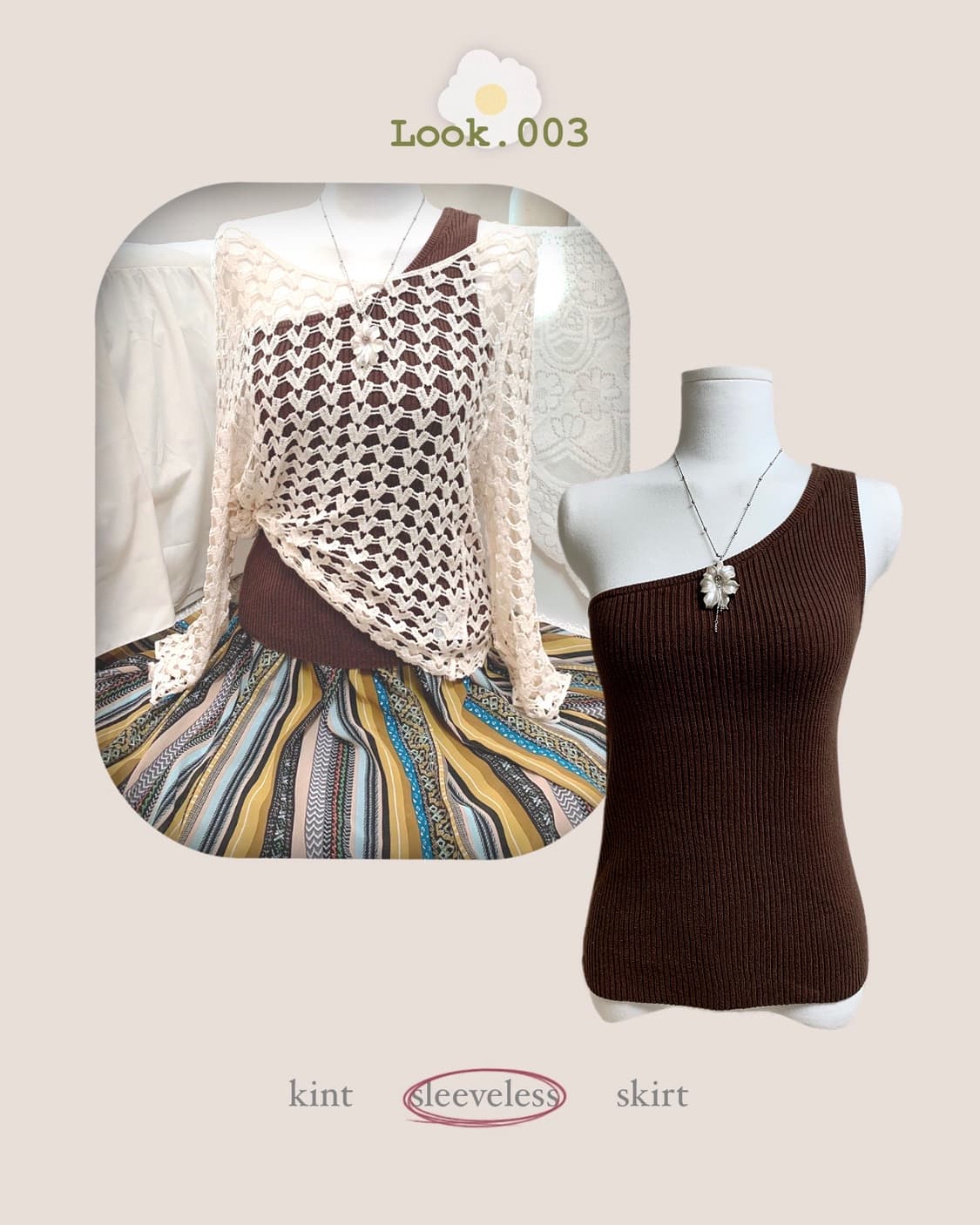 hippie look style set 상품이미지3