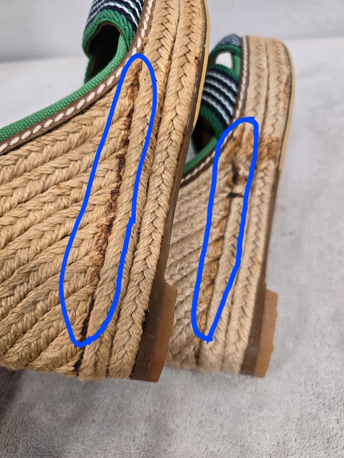 토리버치 아도니스 엘라스틱 하이 웨지힐 에스파드리유 샌들 235 상품이미지10