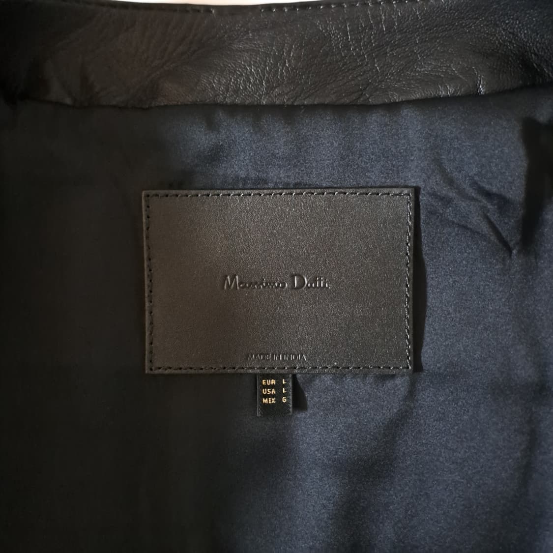 (여성) 마시모두띠 나파 양가죽 퀼티드 자켓 L B396 상품이미지9