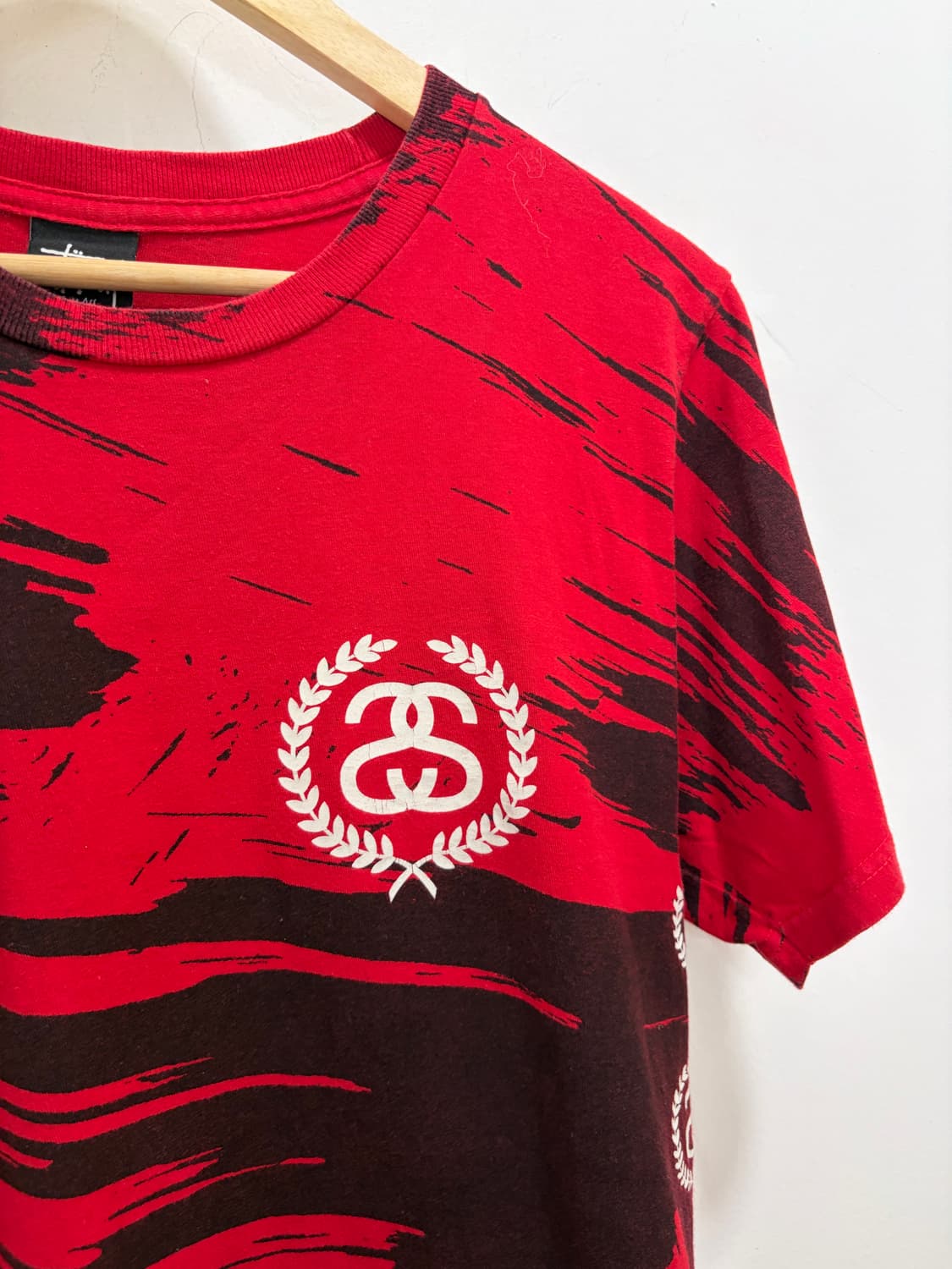 00s STUSSY 프린팅 반팔 티셔츠 상품이미지4