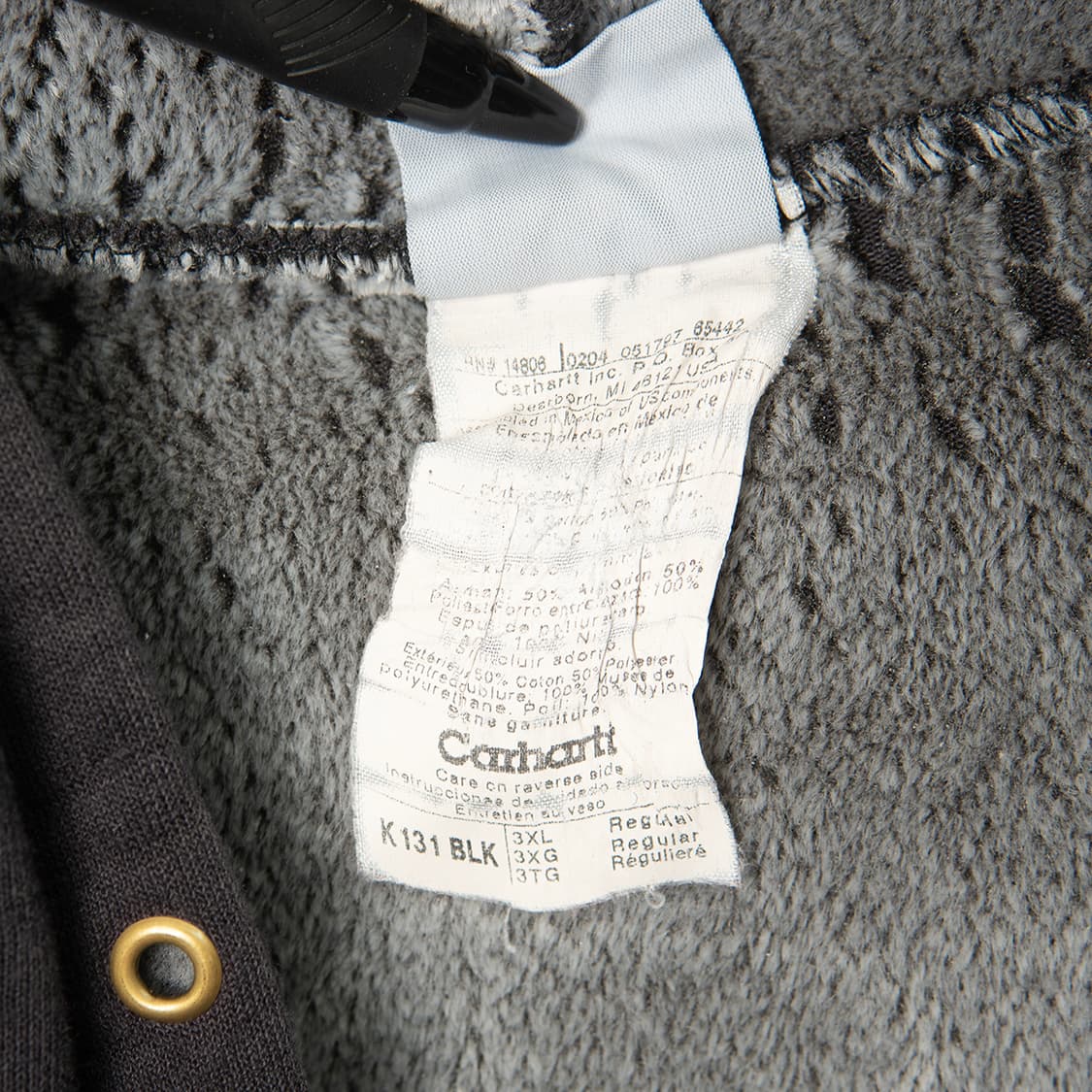 [3XL] 00s 칼하트 K131 쉐르파 플리스 라이닝 후드집업  상품이미지9