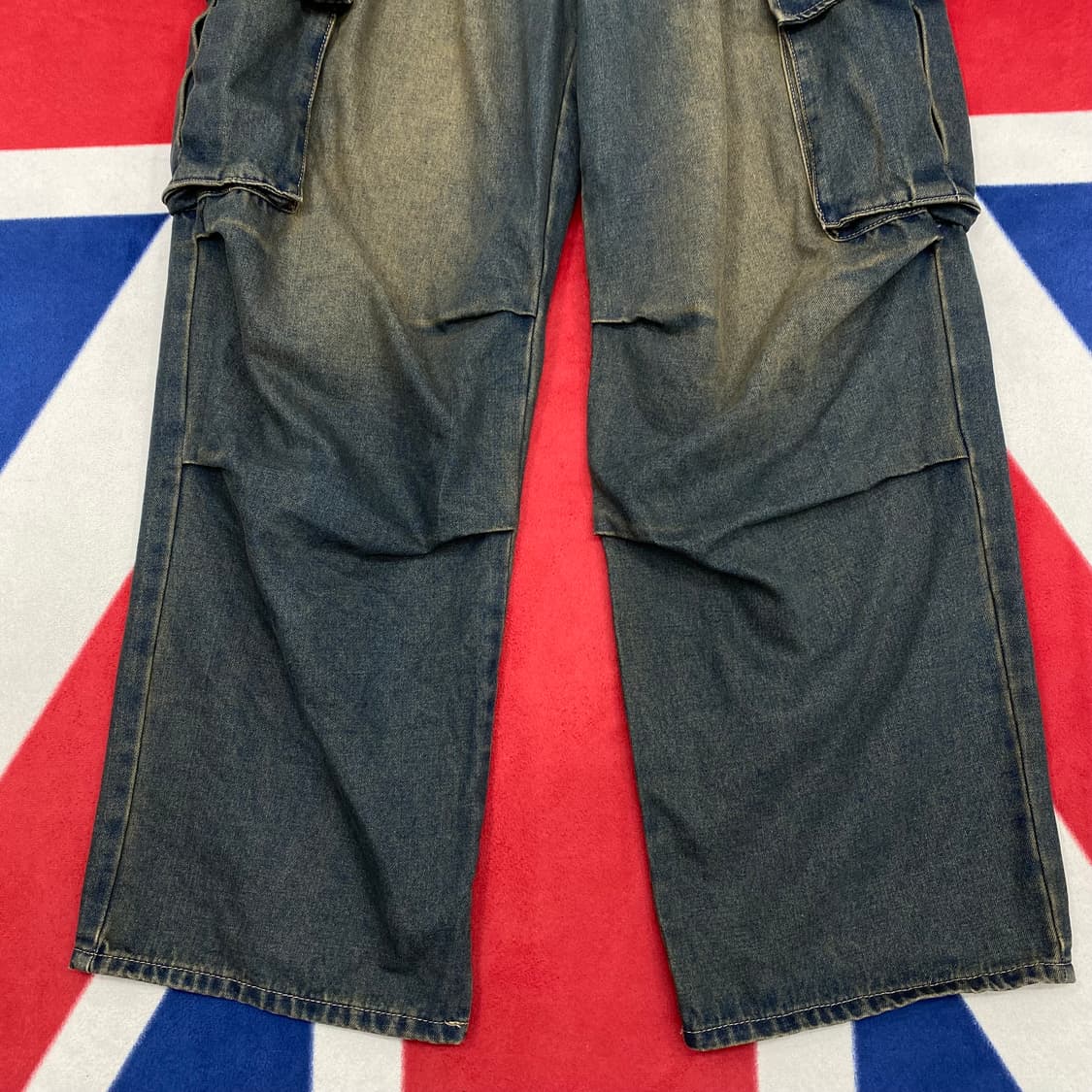 와이드 카고 데님팬츠 L 상품이미지3