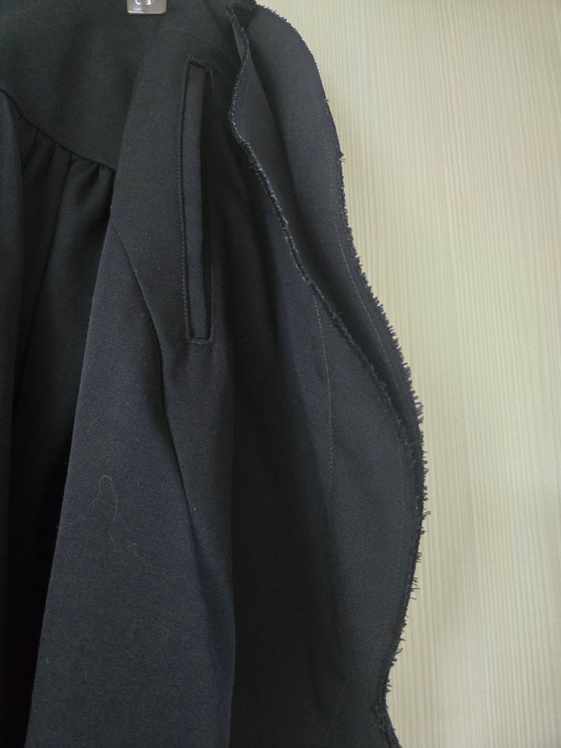 꼼데가르송 울  스커트 진네이비 상품이미지2