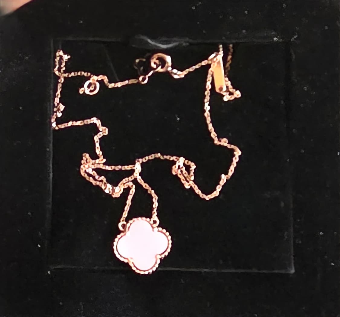 반클리프 핑크자개 목걸이(925) 상품이미지2