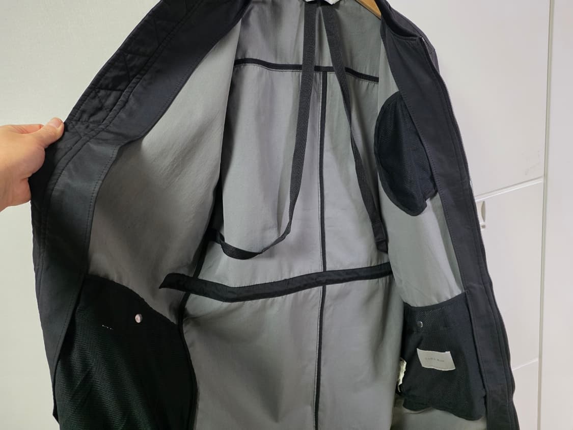 자라 피쉬테일 파카 재킷 블랙 언발 롱자켓 남성 M
 상품이미지9