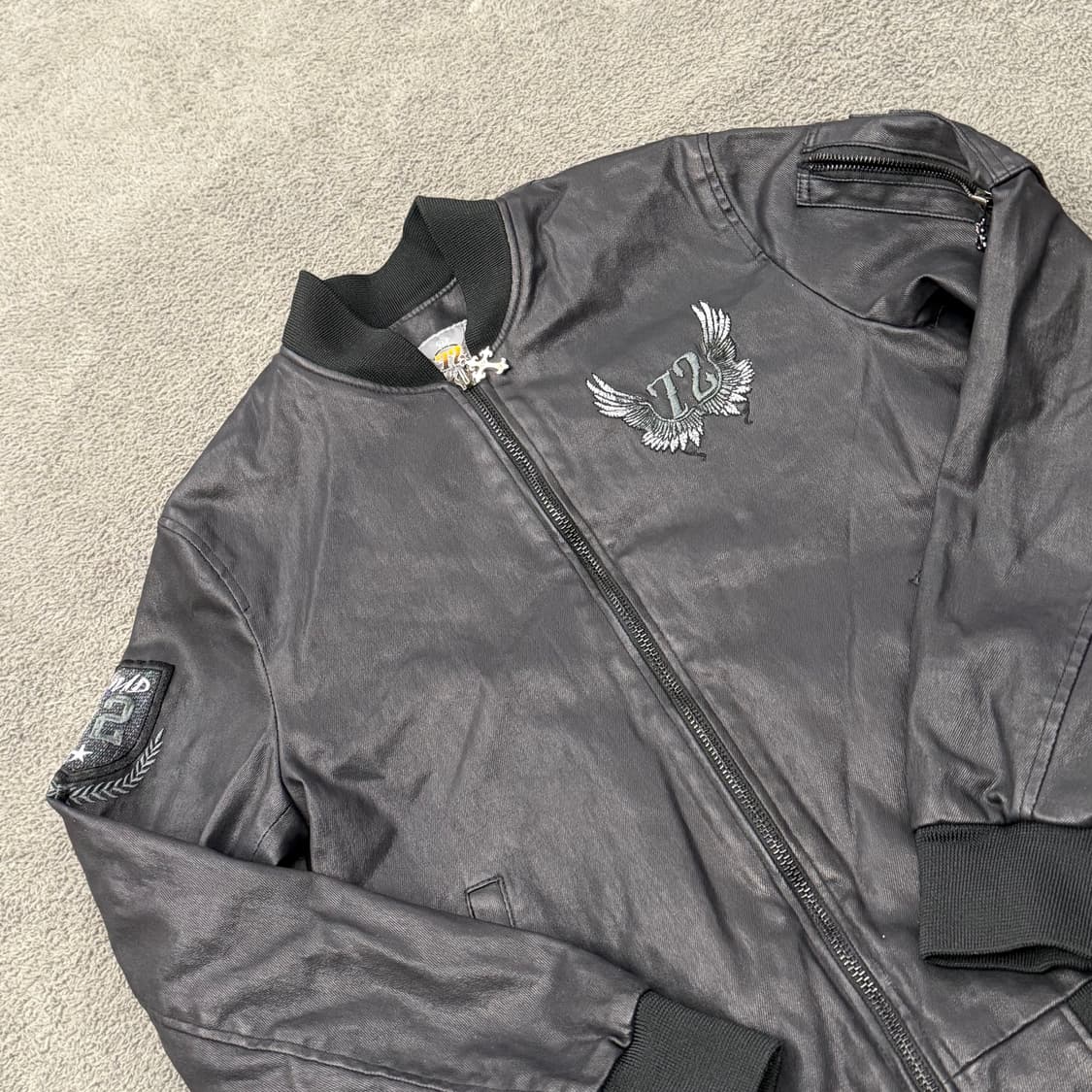 [정품/M] 클라우드72 모터사이클 블루종자켓 상품이미지1