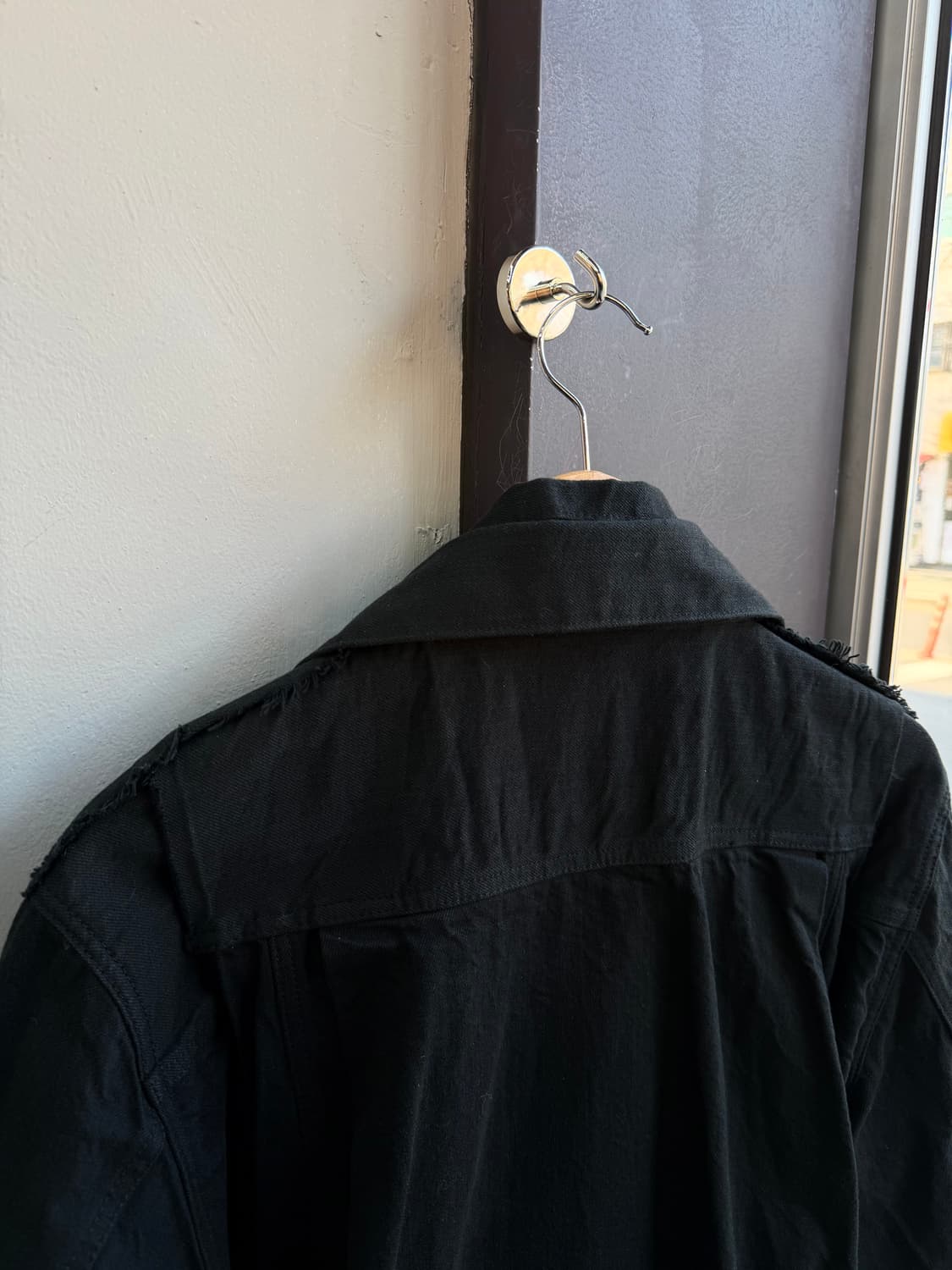 3/ 사카이 20FW 이중 레이어 데미지 데님 자켓 상품이미지8