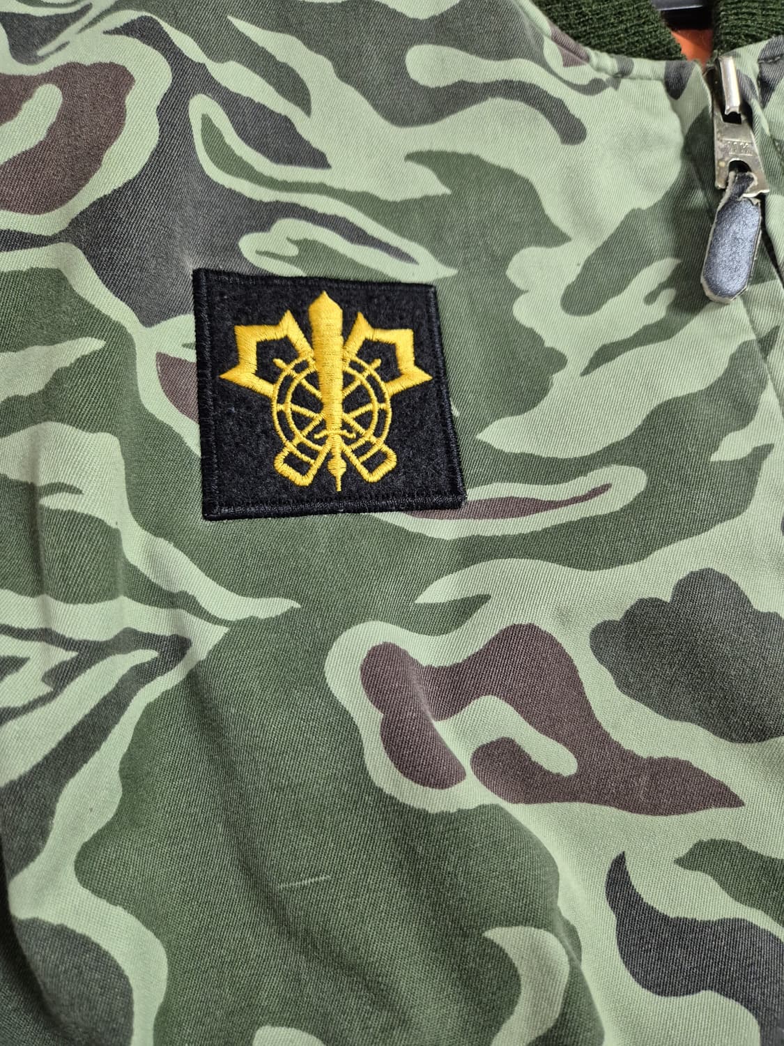 육군 구형 충정무늬 기갑교 전차병 잠바 점퍼 자켓 전투복 (M) 상품이미지6