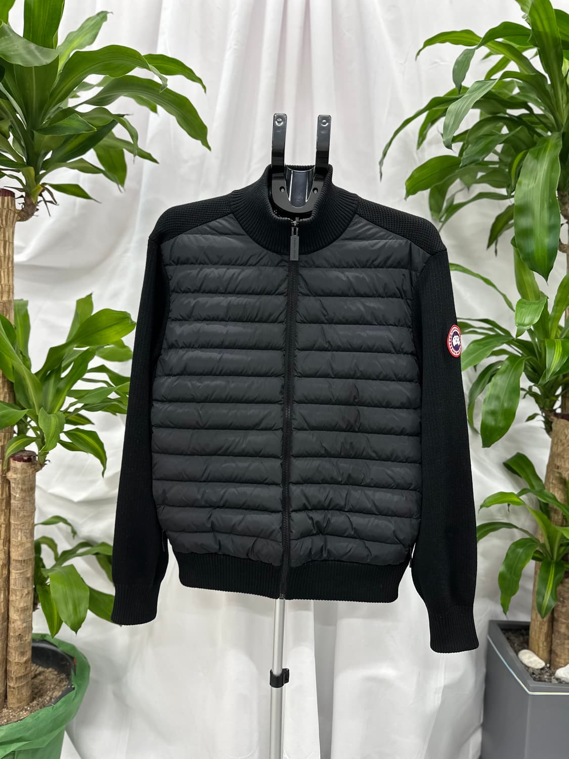 [정품] 캐나다구스 니트패딩 블랙 상품이미지1