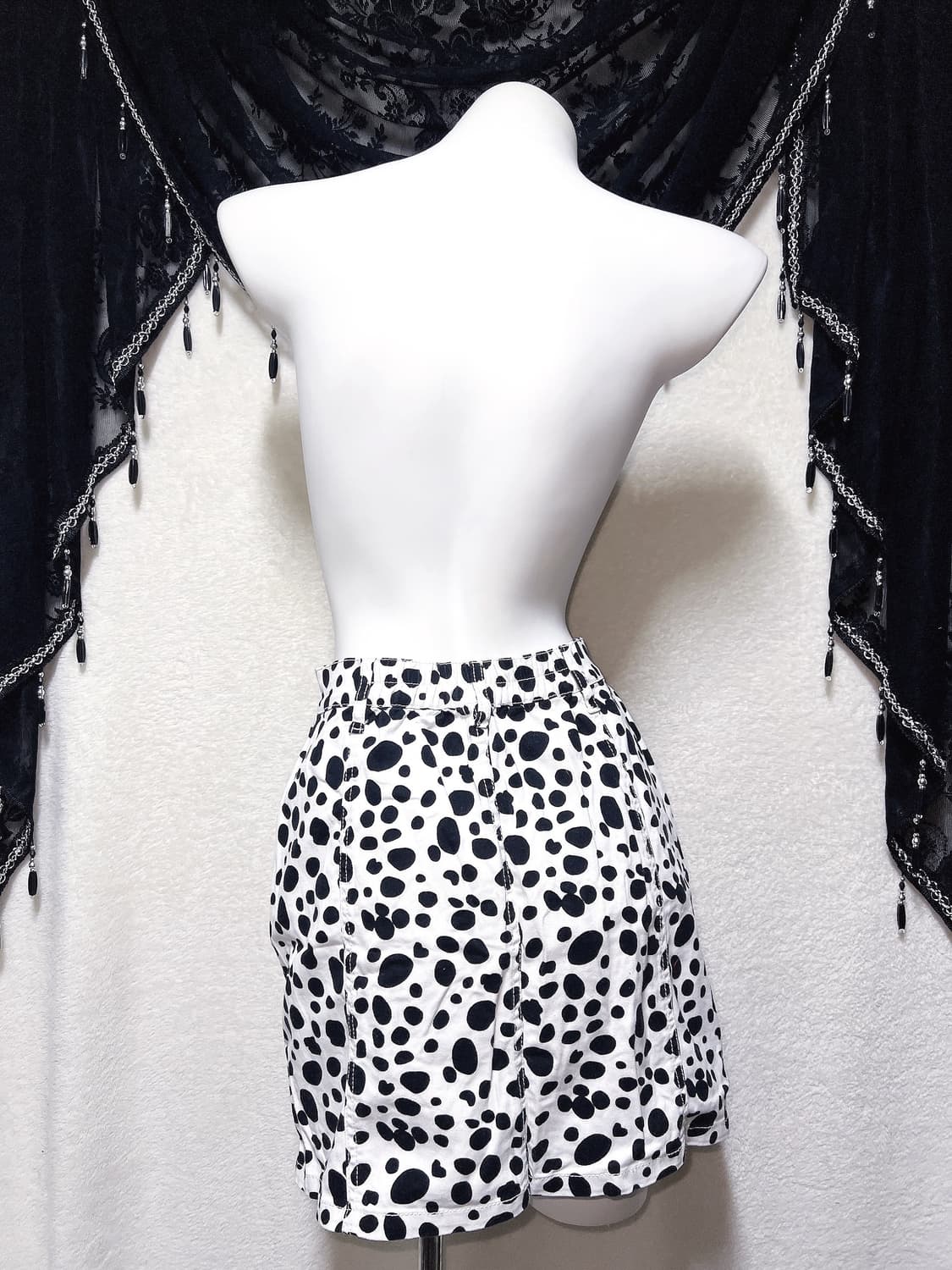 달마시안 도트 카우 호피 미니스커트 치마 y2k 와투케 펑크 키치 갸루 상품이미지5