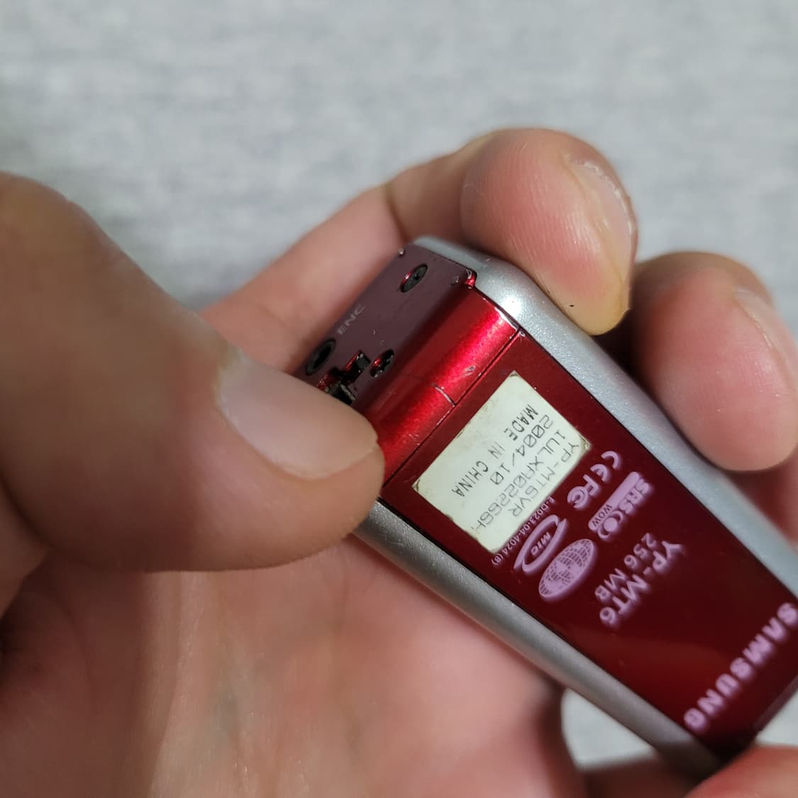 삼성 옙 YP-MT6 256mb mp3 상품이미지5