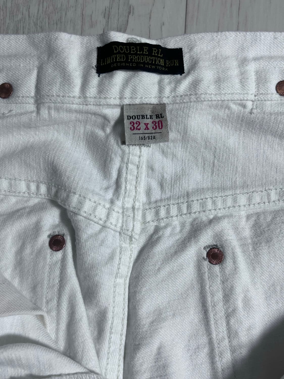 RRL 리미티드 에디션 빈티지 5 포켓 1927 버클백 화이트 32x30 상품이미지3