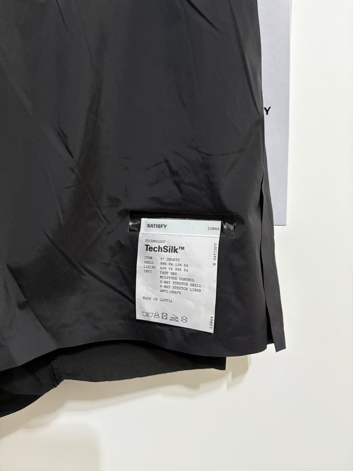새티스파이 / 테크실크 5인치 쇼츠 블랙 / XL 상품이미지2