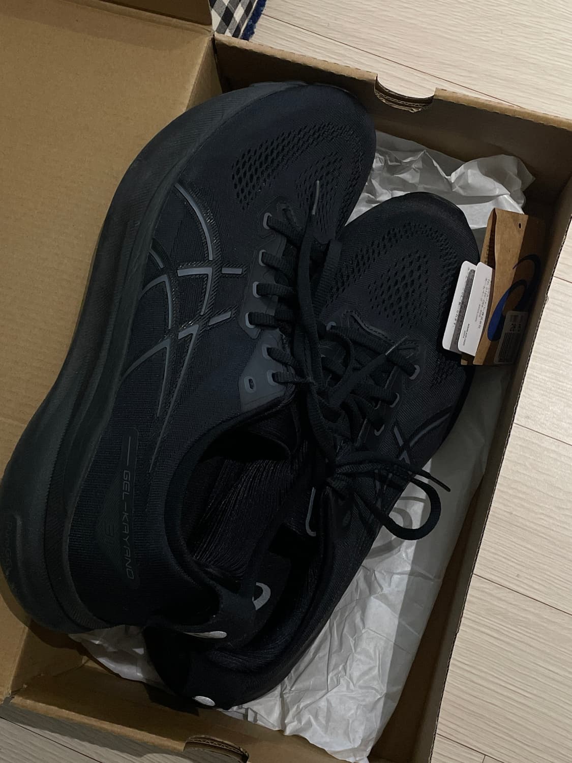 [풀구성] 아식스 젤카야노31 285 블랙 2E 상품이미지7