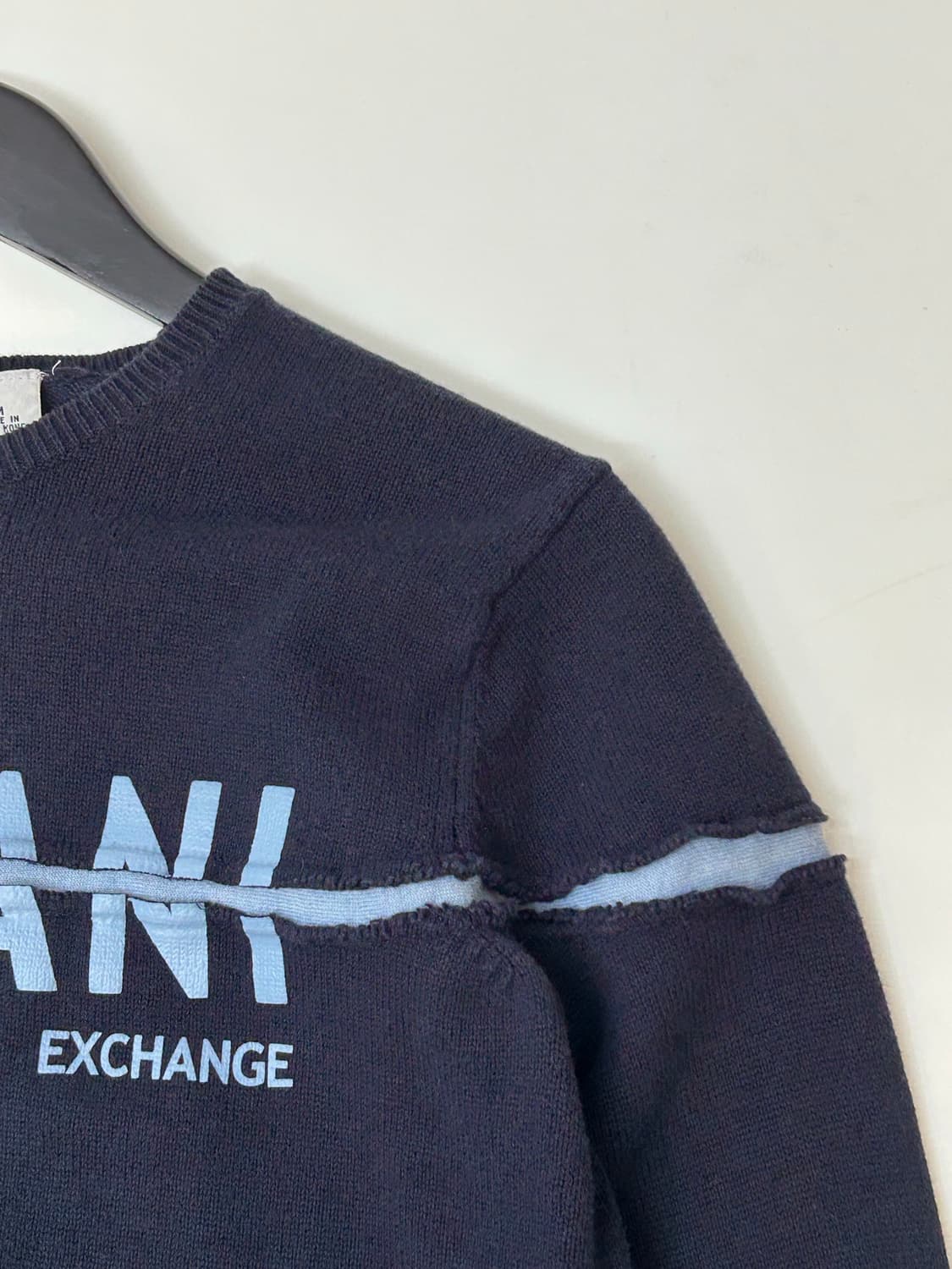 Armani Exchange 아르마니 익스체인지 데미지드 니트 상품이미지4
