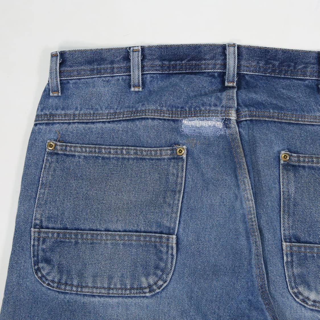 key 더블니 데님 90s 페이딩 리페어드 (34~36) 상품이미지6