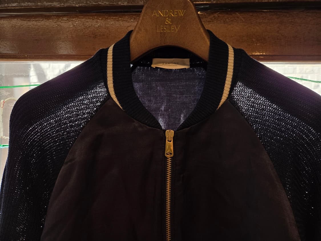 이탈리아 브랜드 자노네 니트블루종 상품이미지2