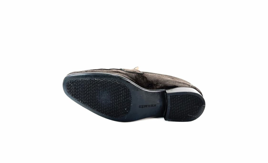 [40] Hermes 에르메스 남성 H 로고 스웨이드 모카신 로퍼 상품이미지5