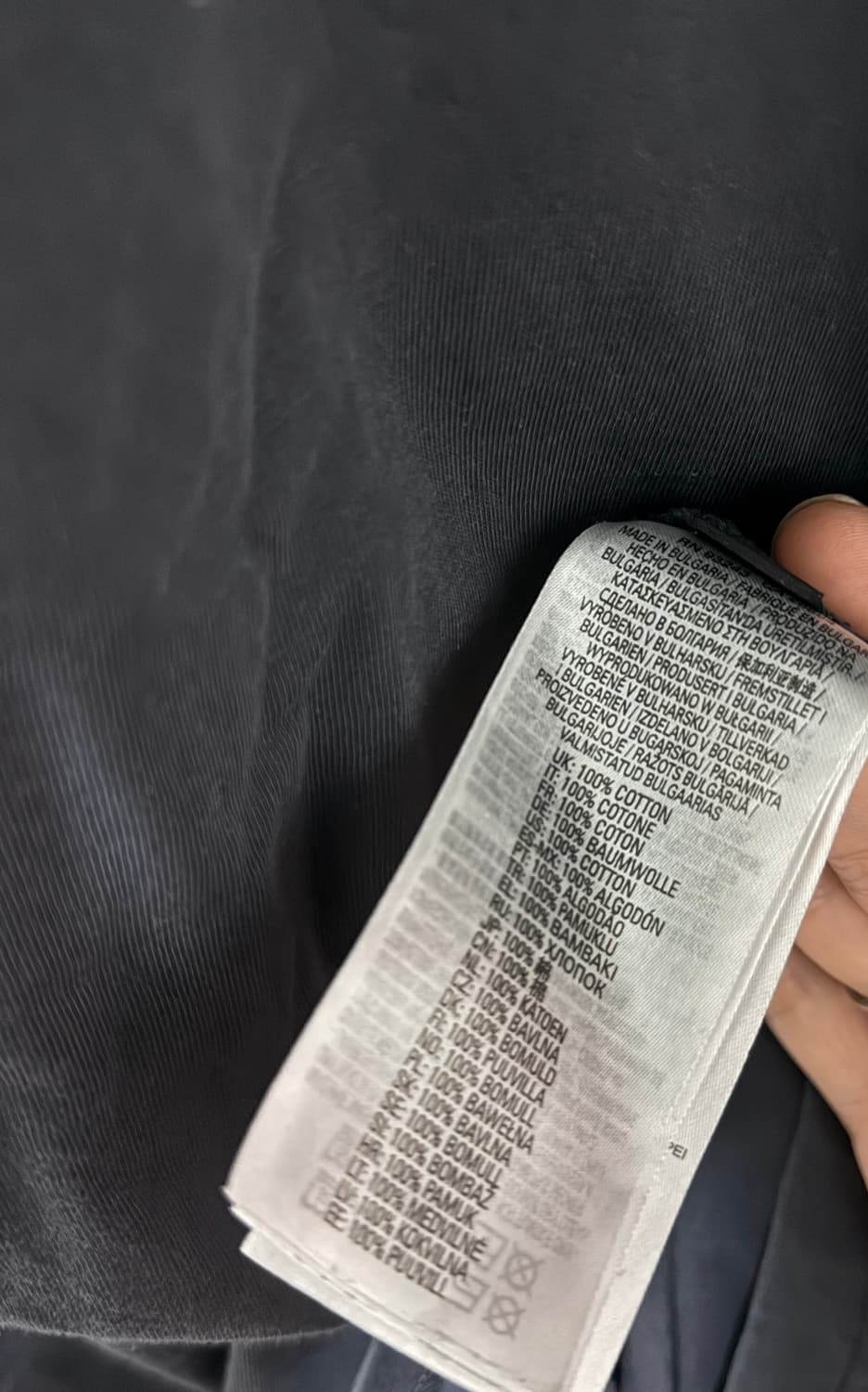 디젤 피카부 오발 로고 티셔츠 M 상품이미지3