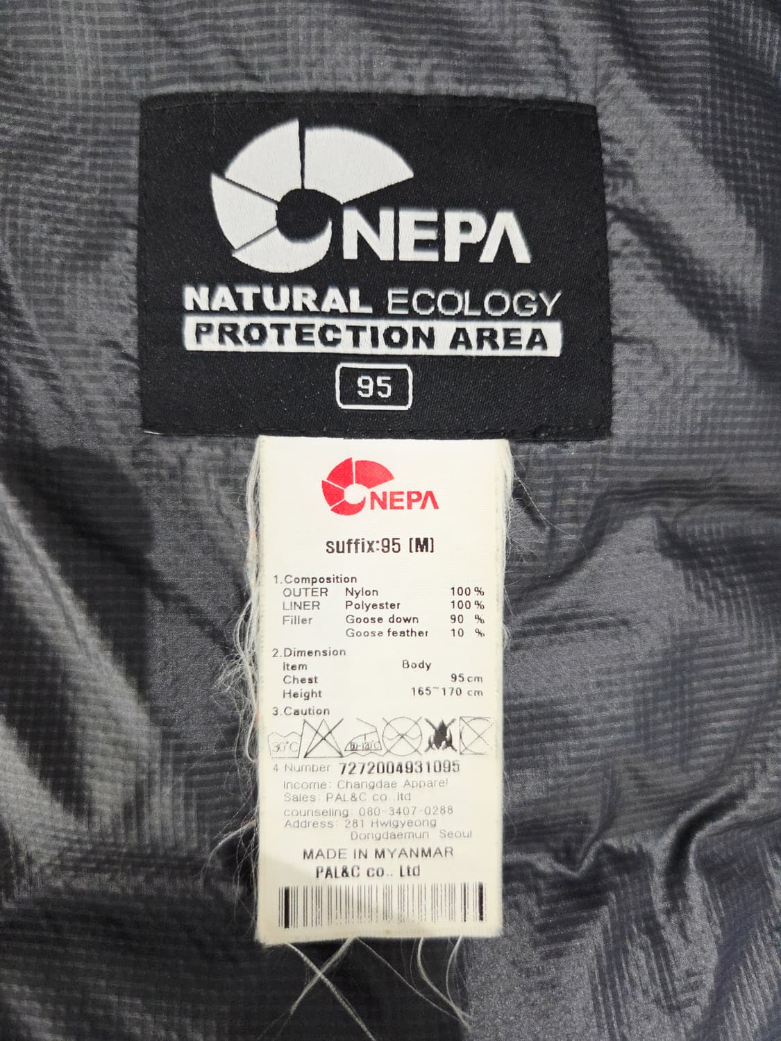네파 블랙 구스다운 800필 경량패딩_M 상품이미지7