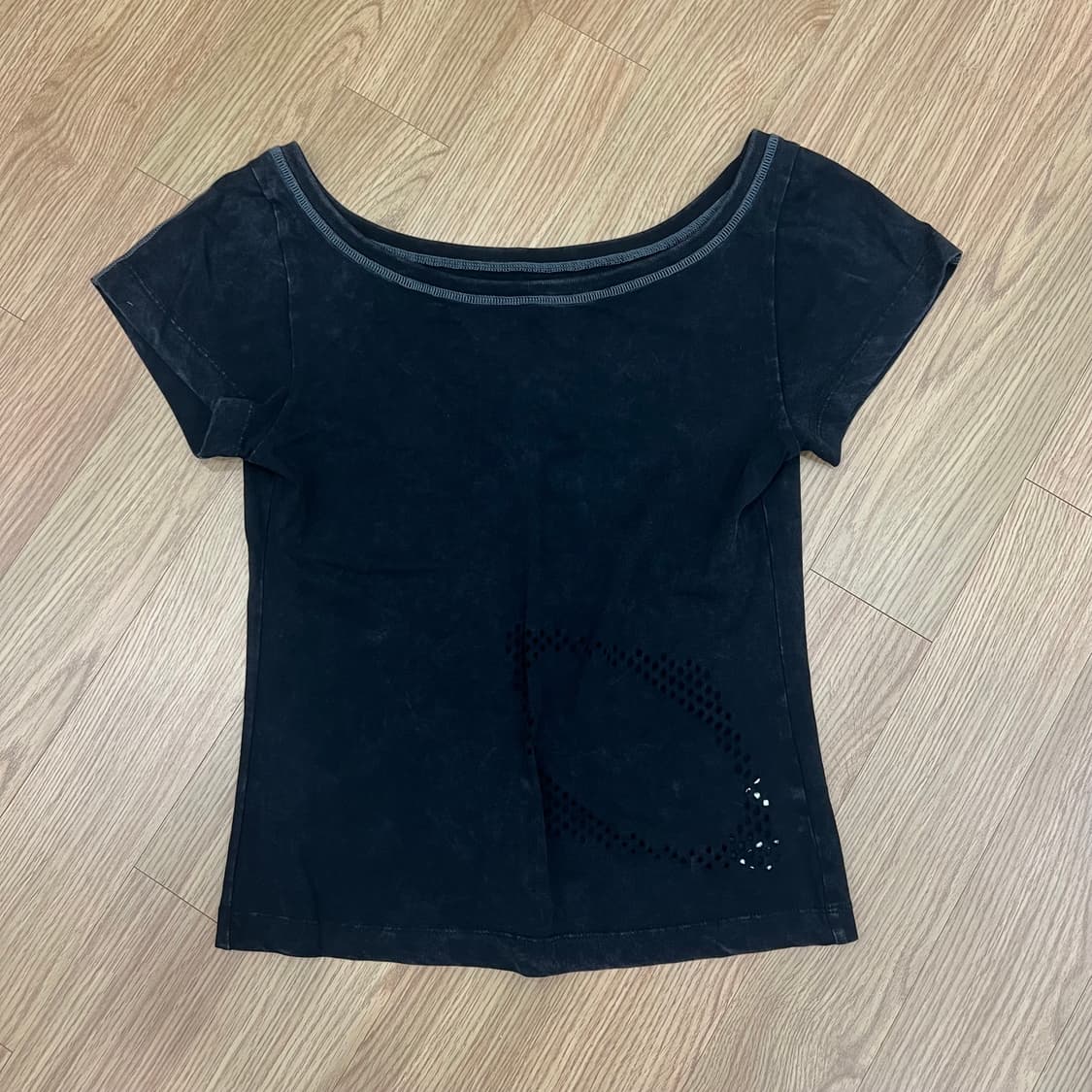 미스치프 블리치드 와이드넥 - M 상품이미지2