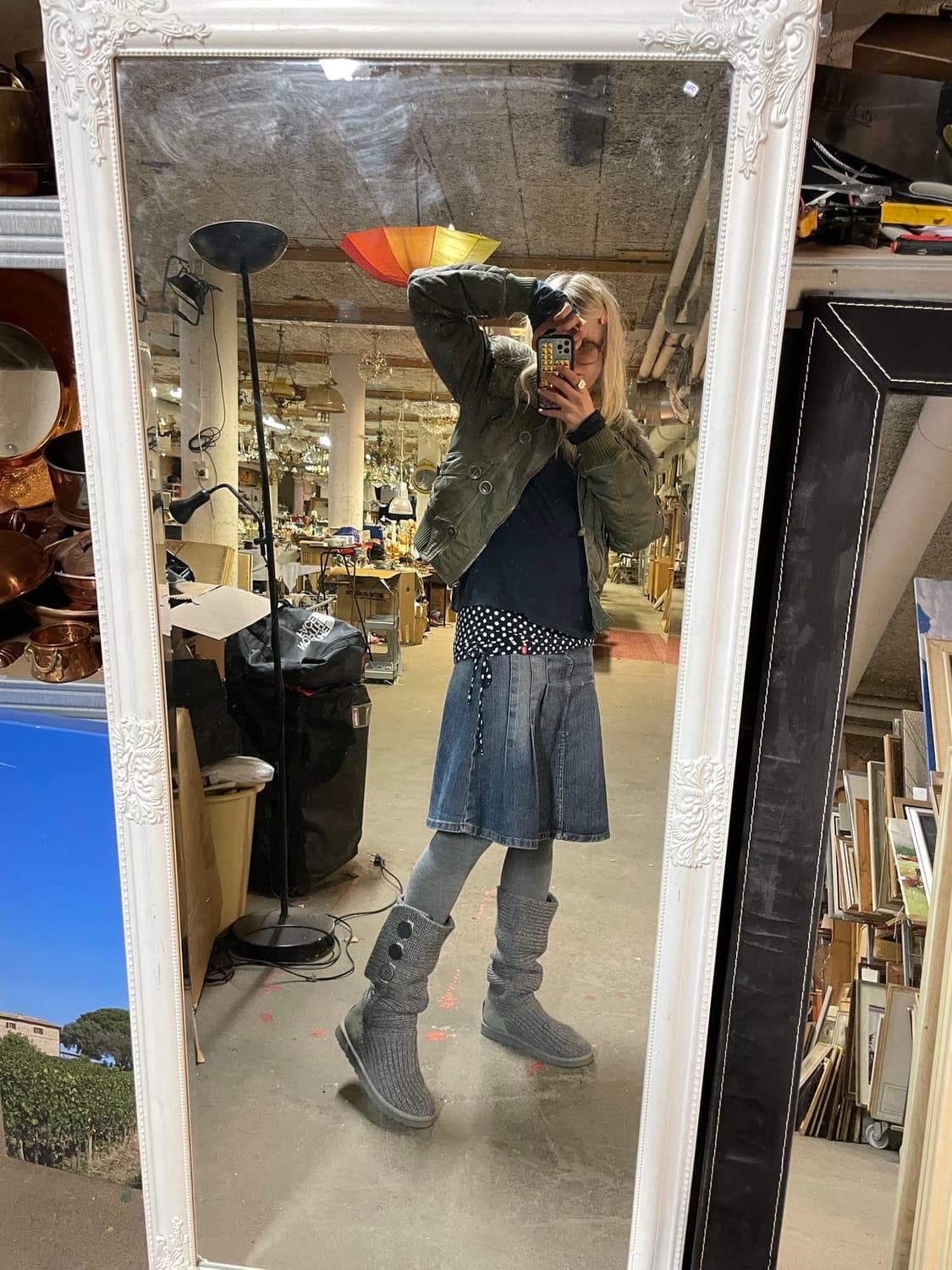 Ugg cardy knit boots grey 230 상품이미지8