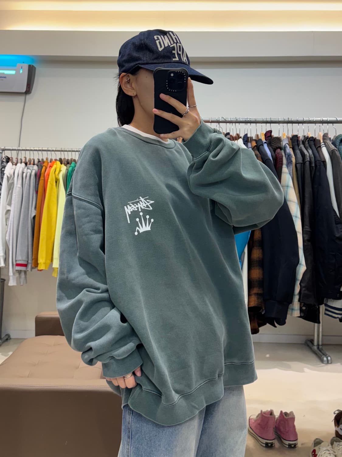 스투시 크라운 오스트레일리아 맨투맨 상품이미지6