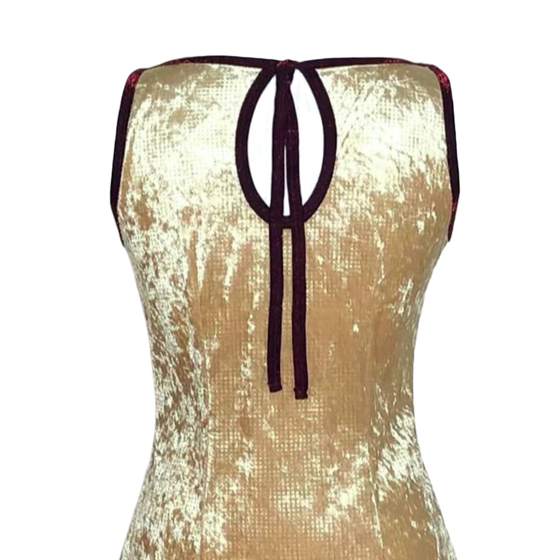 Gold Keyhole Back sleeveless 상품이미지2