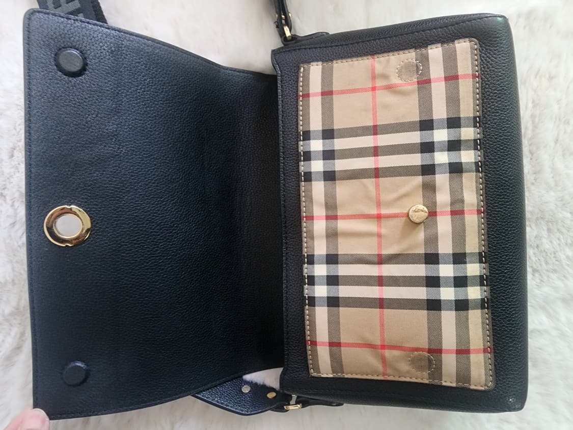 Burberry(버버리) 레더 빈티지 체크 노트 크로스바디백 상품이미지3