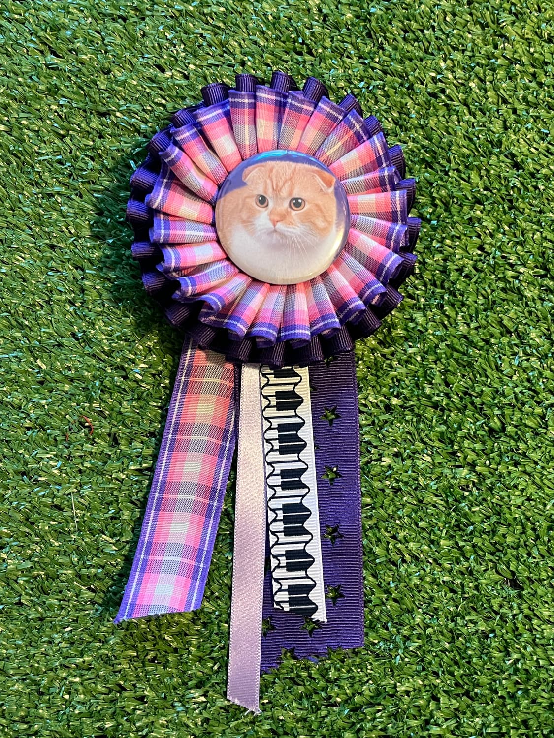 네이비 도트 프릴 바지 + 냥 로제트 세트 🐱 상품이미지4