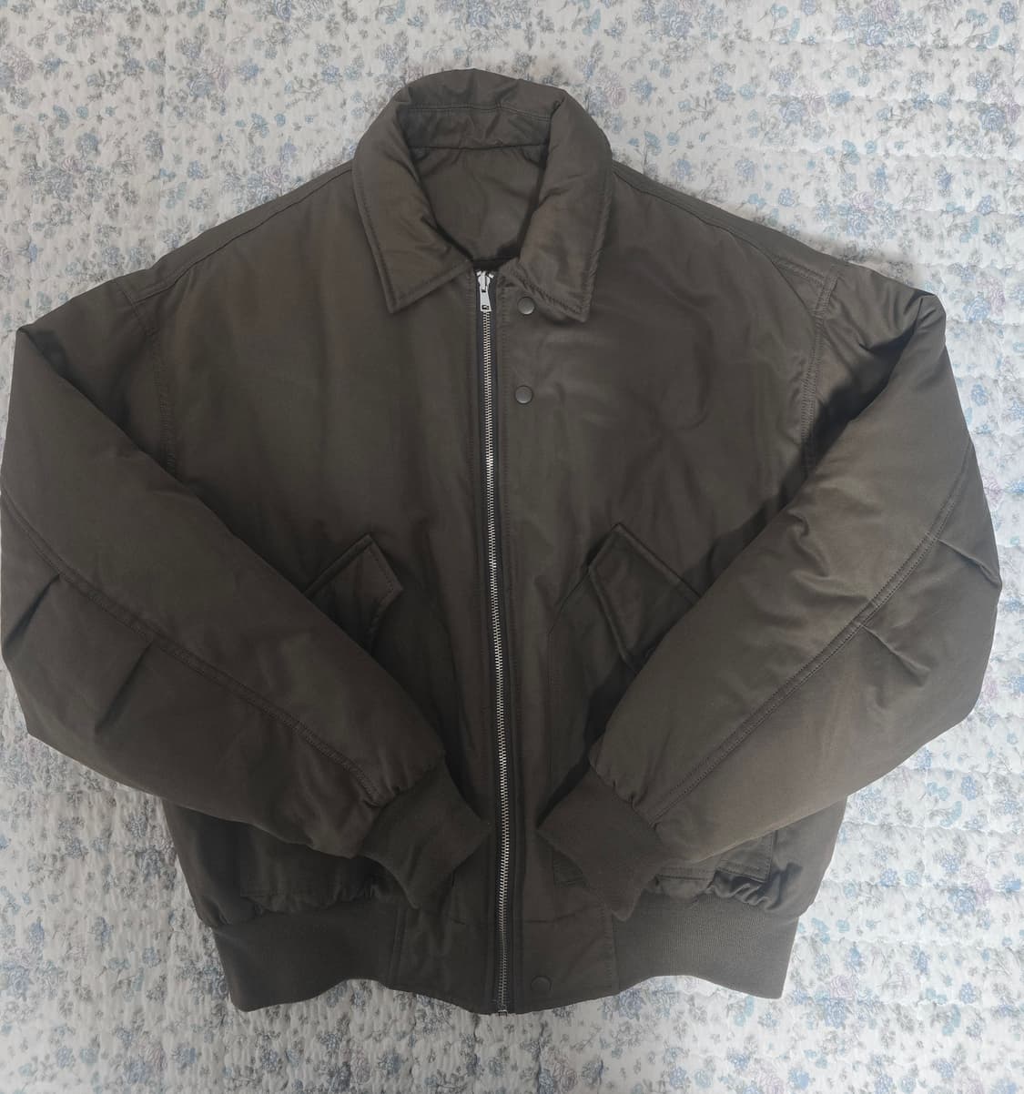 리버서블 MA-1 퀄팅 폴리충전재 블루종 점퍼 XL 상품이미지6