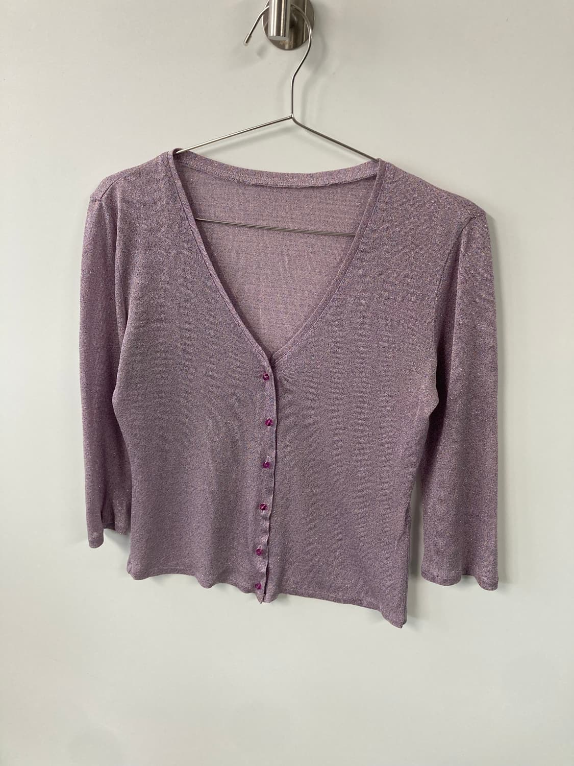 글리터 버튼 가디건 상품이미지3