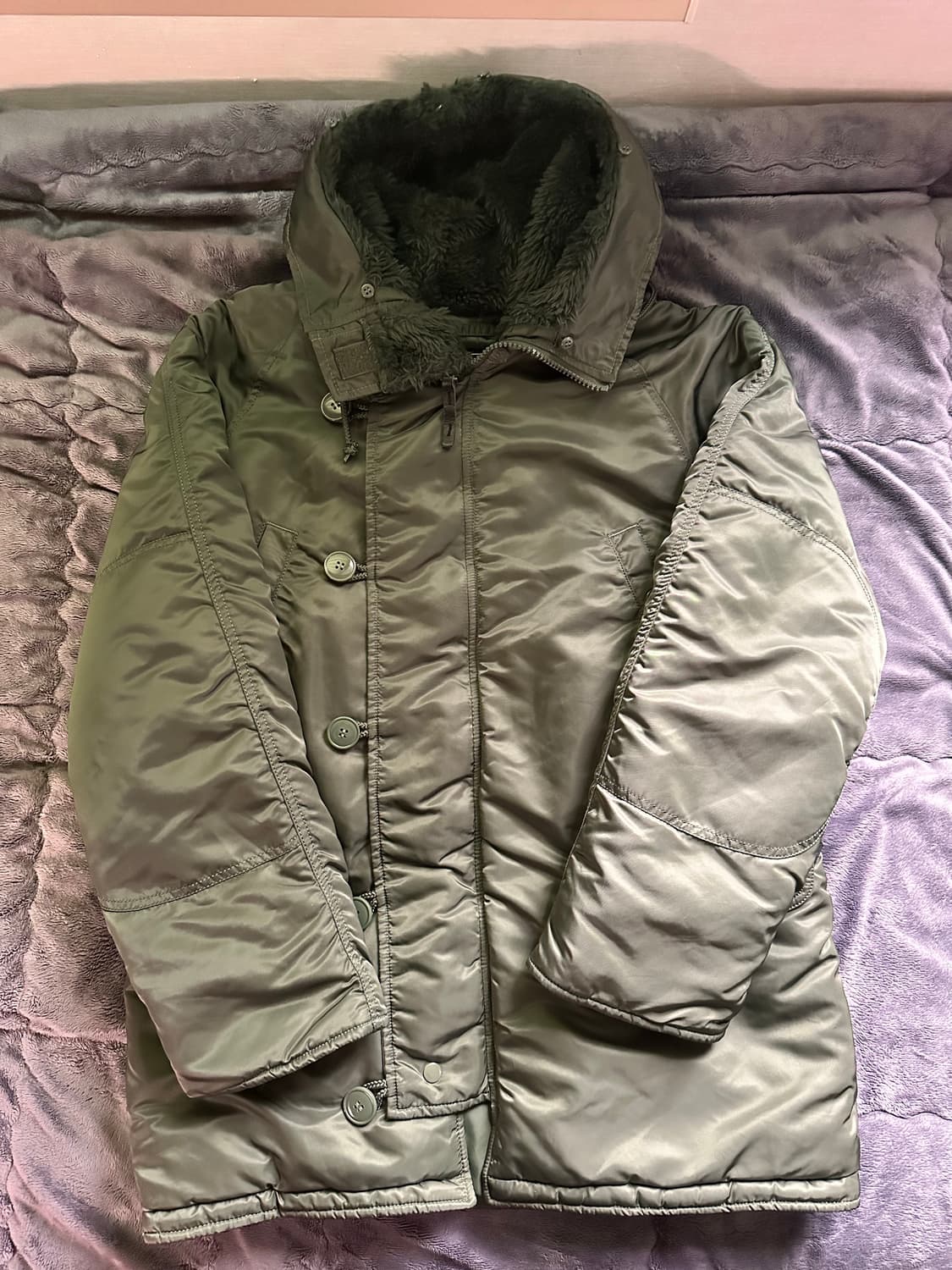 알파인더스트리 N3B 세이지 그린 상품이미지1