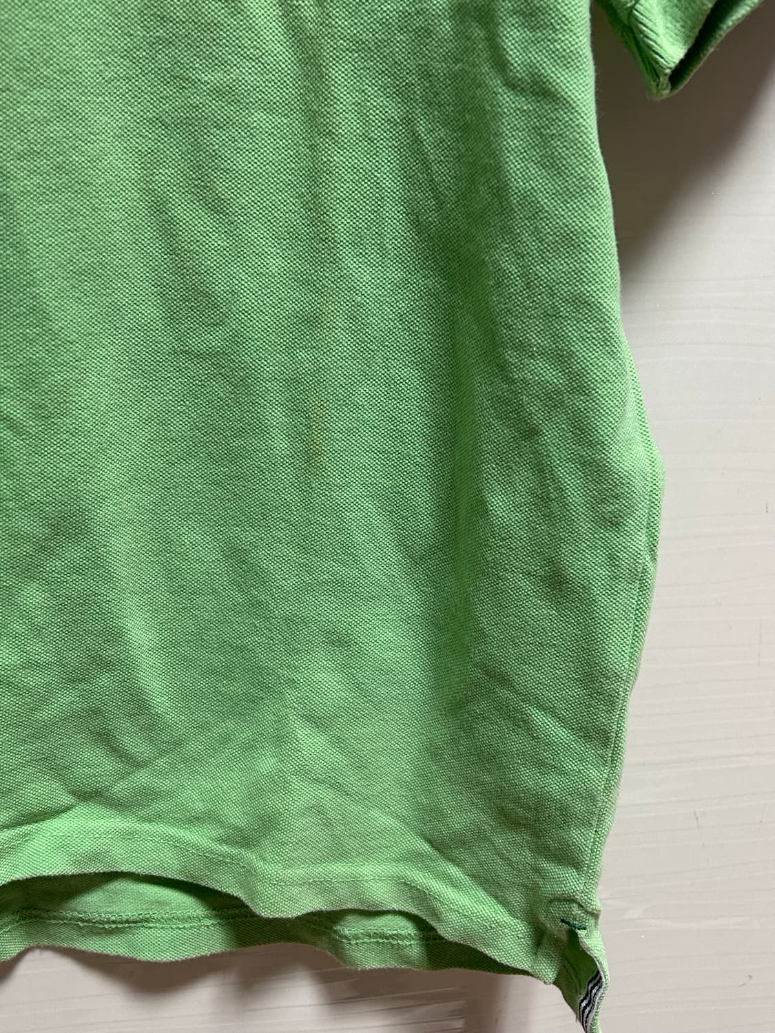 타미힐피거 남성 연두색 폴로 셔츠 M 상품이미지5