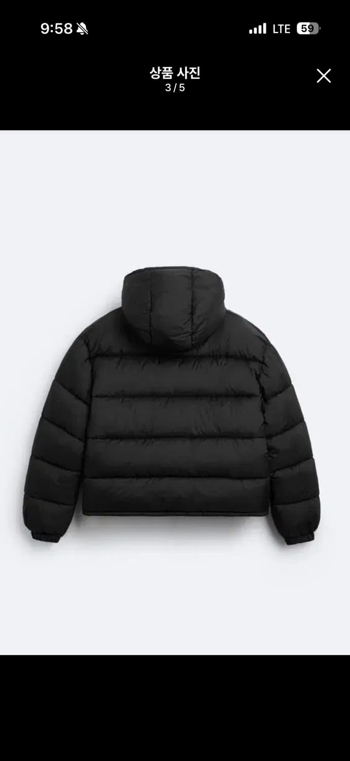 자라 렉토맛 크롭 패딩 상품이미지2