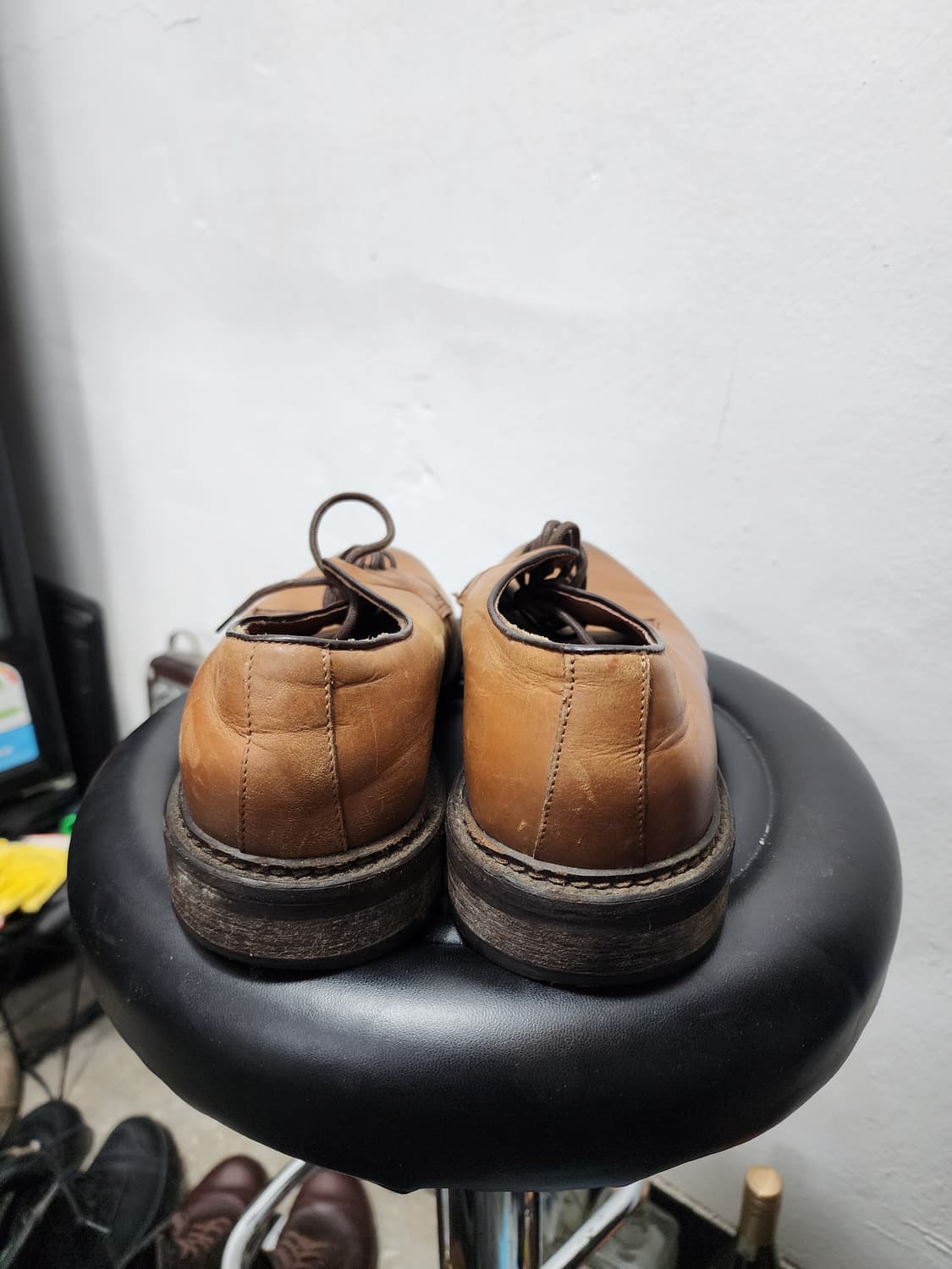 장까를로모렐리 빈티지 브라운 구두  상품이미지2