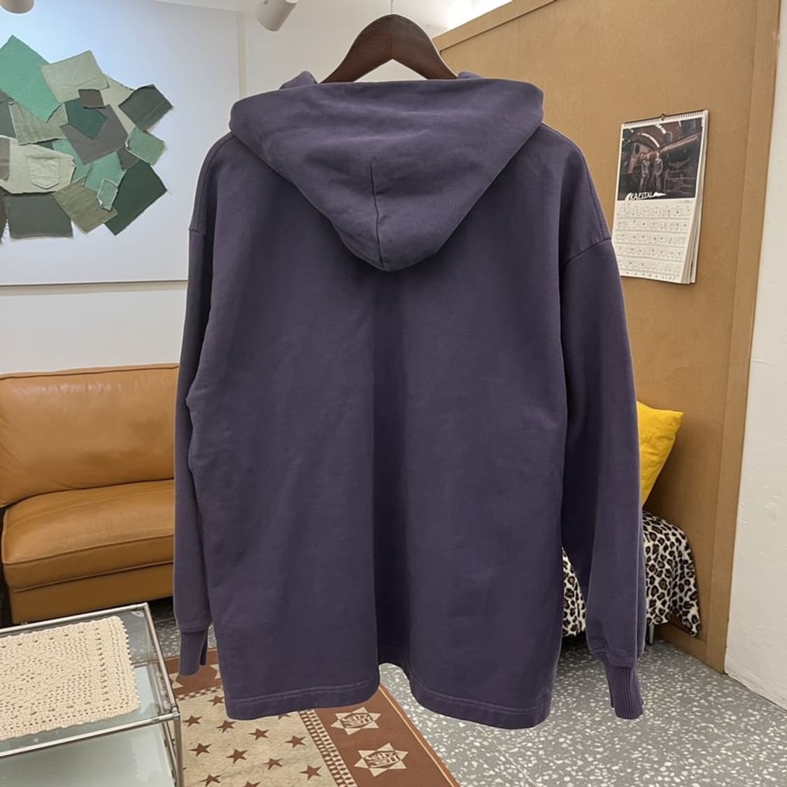 아크네스튜디오 캐주얼 키치 딥퍼플 포도맛 후드티 XXS C10469 상품이미지4