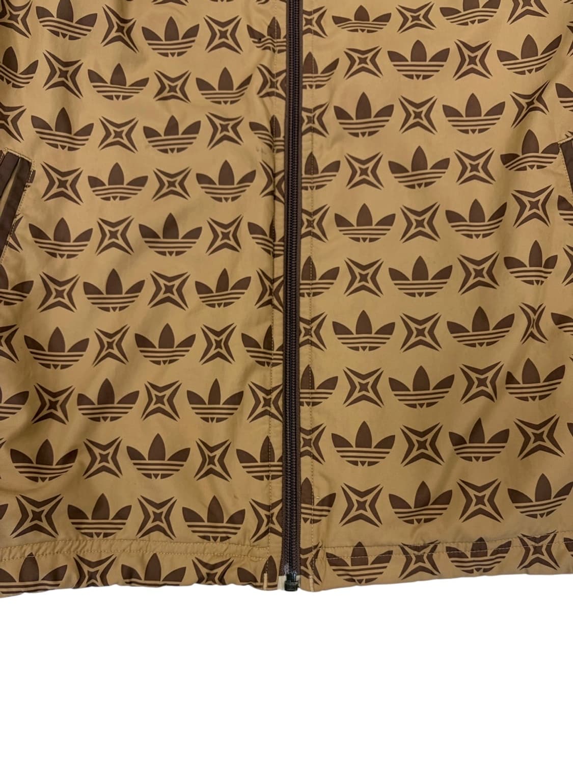 아디다스 오리지날 패턴 나일론 집업 브라운베이지 (95~100) 상품이미지6