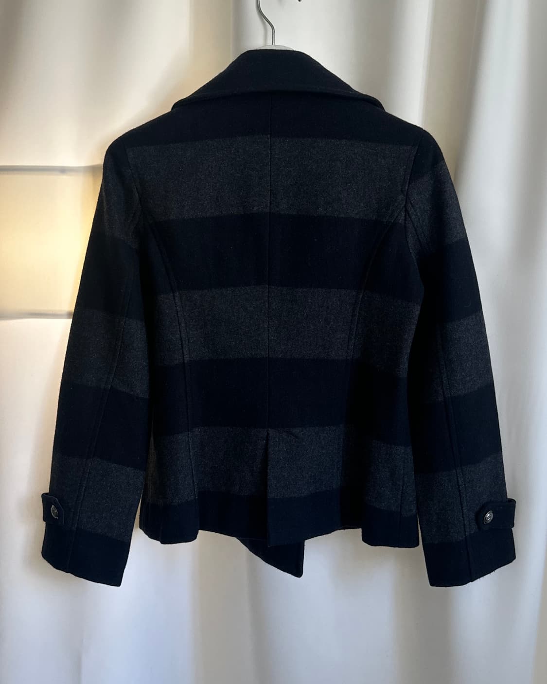 [NATURAL BEAUTY BASIC] stripe peacoat  상품이미지4