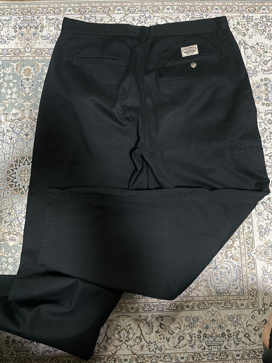 Stussy 치노 워크 팬츠 블랙 34 상품이미지4