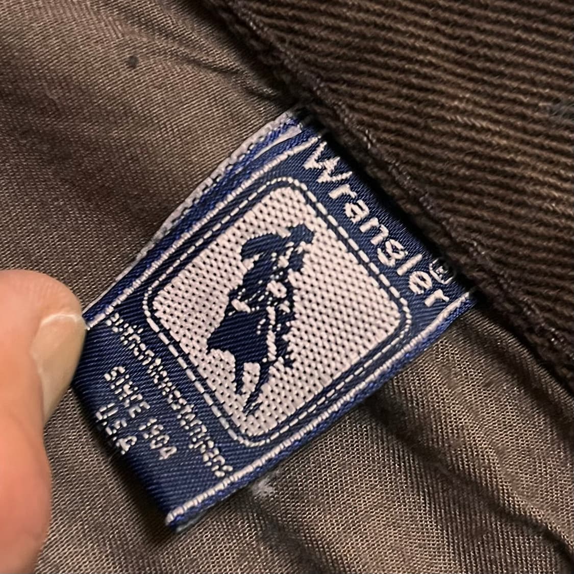 랭글러 브라운진 데님팬츠 상품이미지5