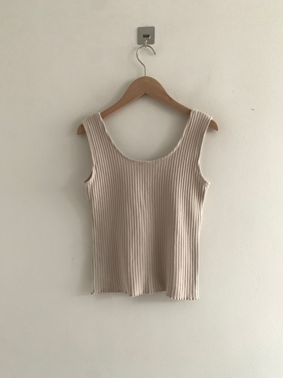 Knit Button Sleeveless Top 상품이미지5
