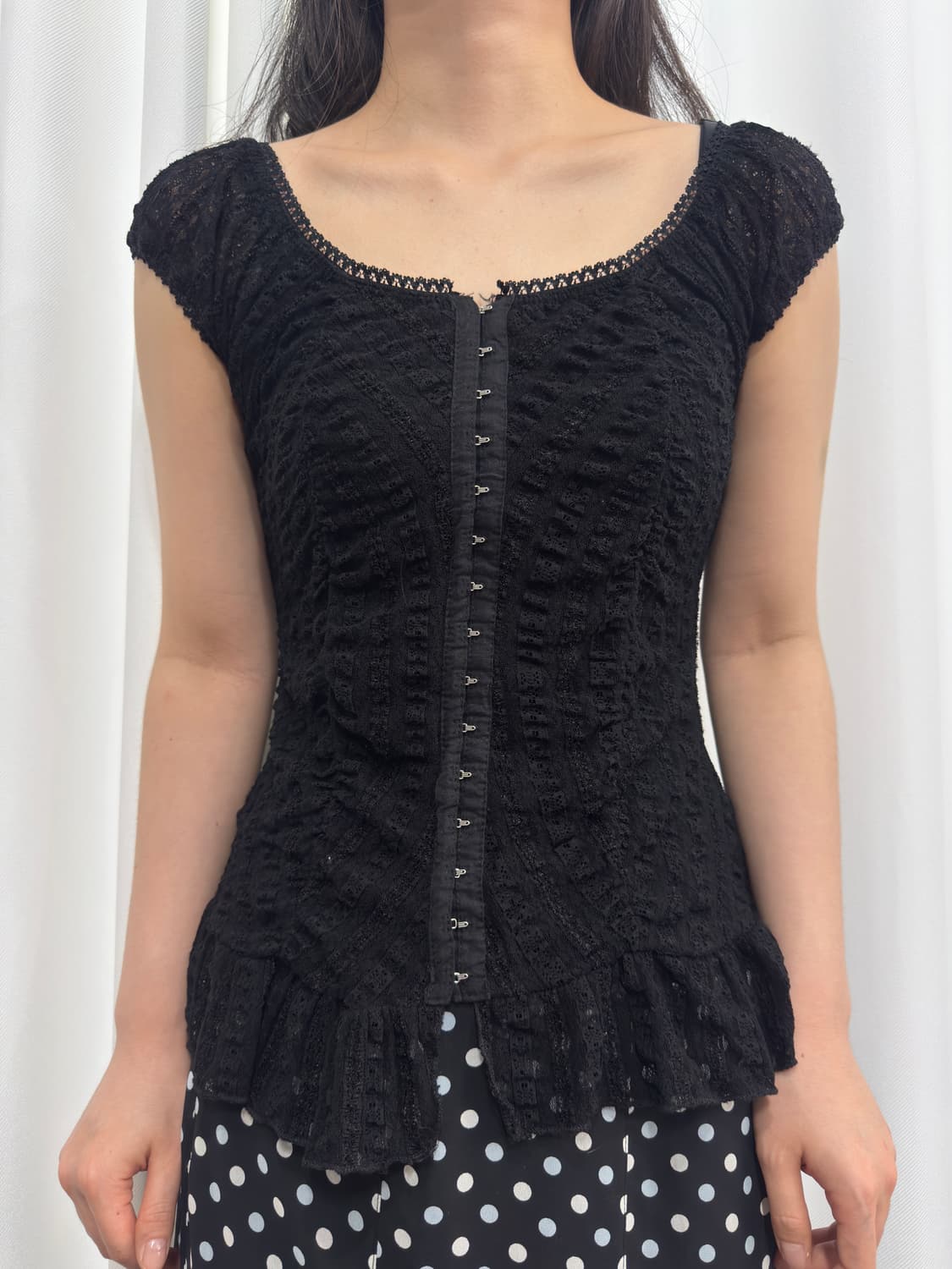 agenda lace design top 상품이미지1