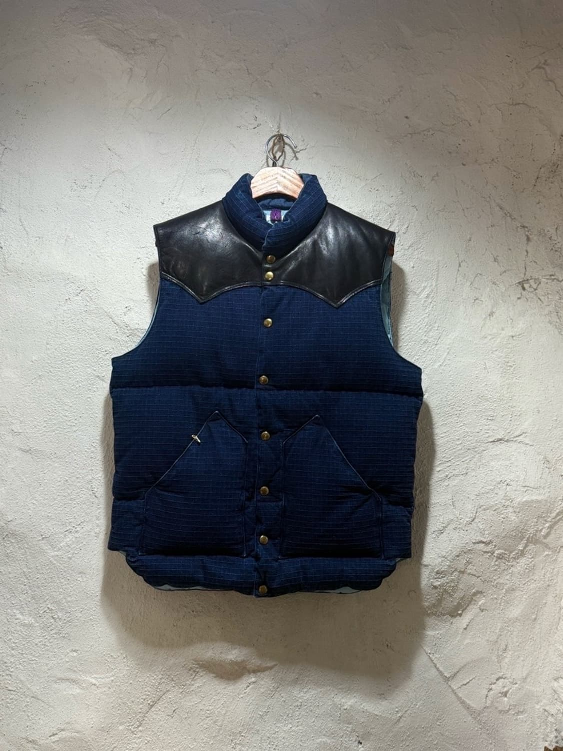 록키마운틴x웨어하우스 RMFBxWarehouse 인디고 페더베드 베스트 상품이미지2