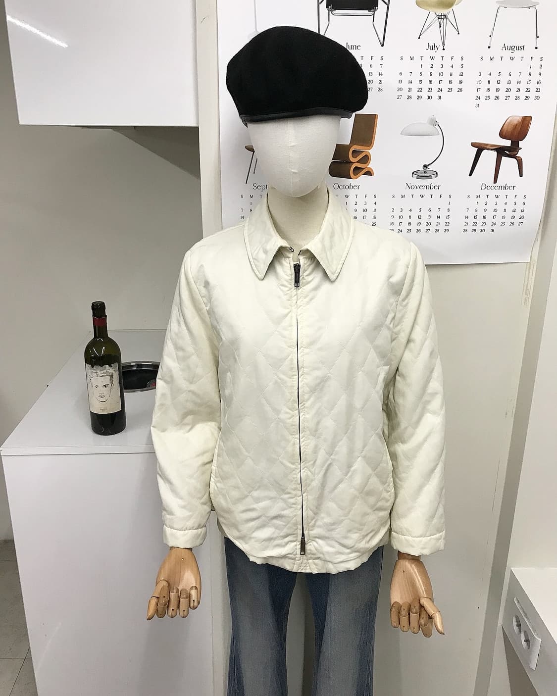 버버리 아이보리 투웨이 퀼팅 자켓 상품이미지7