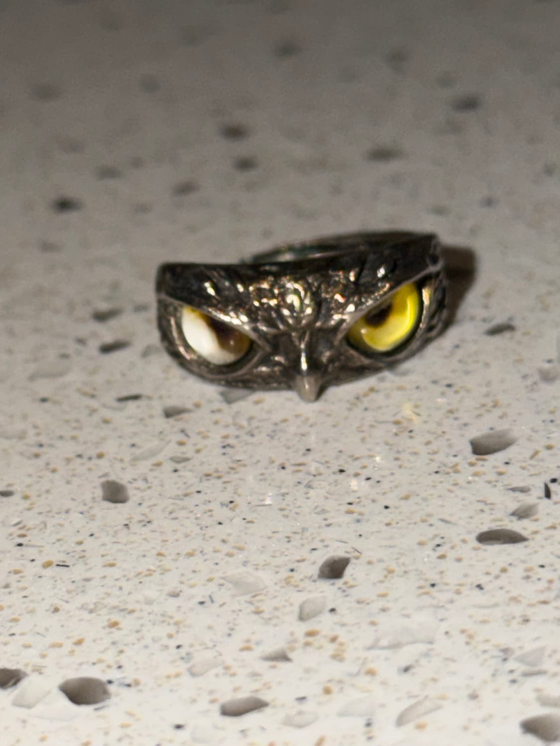 빈티지 부엉이 반지 눈반지 상품이미지2